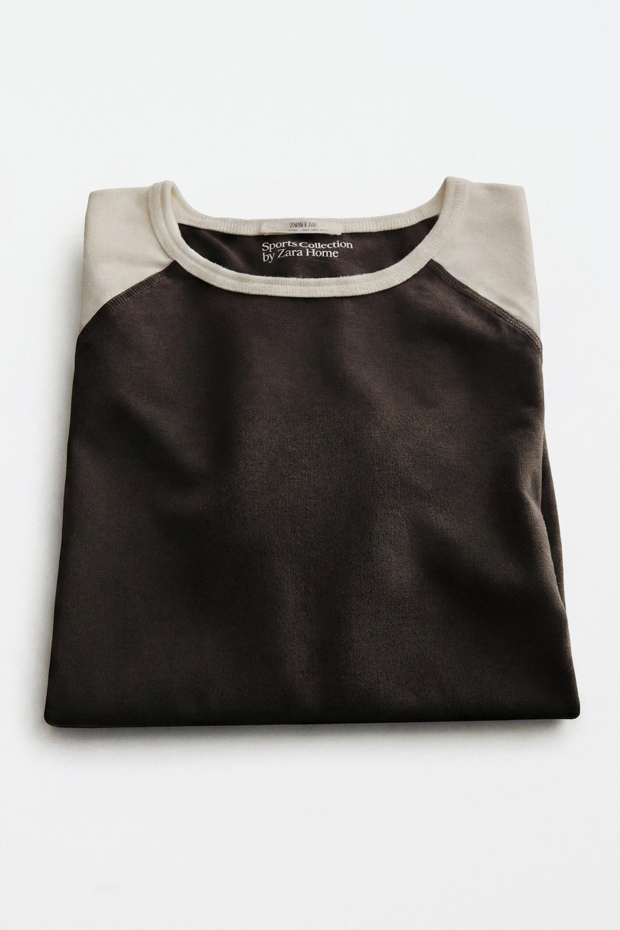 TWO-TONE COTTON T-SHIRT
